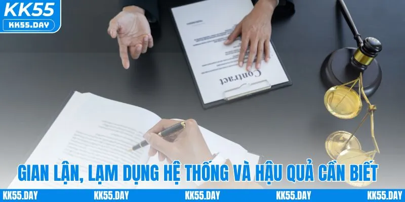 Gian lận, lạm dụng hệ thống và hậu quả cần biết
