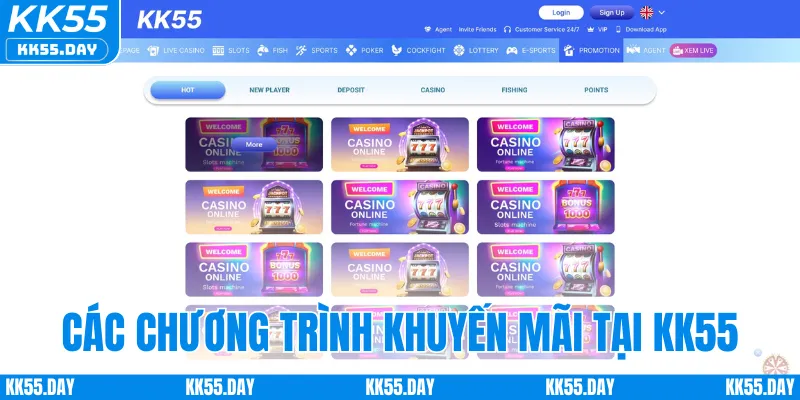Tổng hợp các chương trình khuyến mãi tại KK55